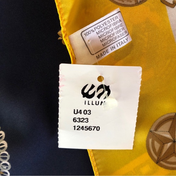 NWT Nautical Old World Italian Scarf 34”x34” - Picture 4 of 12